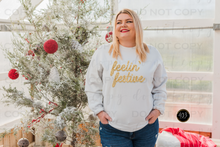 Load image into Gallery viewer, Feelin Festive Faux Tinsel DTF Transfer