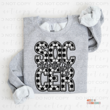 Load image into Gallery viewer, Faux Soccer Personalized DTF Transfer