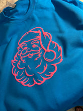 Load image into Gallery viewer, Santa Outline Puff Vinyl Transfer