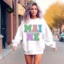 Load image into Gallery viewer, Faux Chenille State DTF Transfer