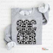 Load image into Gallery viewer, Faux Soccer Personalized DTF Transfer