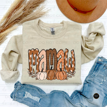 Load image into Gallery viewer, Personalized Fall Name DTF Transfer