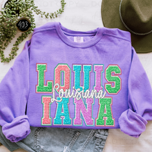 Load image into Gallery viewer, Faux Chenille State DTF Transfer