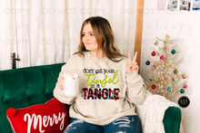 Load image into Gallery viewer, Tinsel In A Tangle Faux Tinsel DTF Transfer