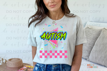 Load image into Gallery viewer, 90's Style Checkered Title/Name DTF Transfer