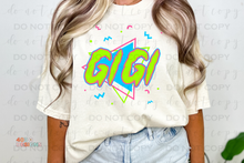 Load image into Gallery viewer, 90's Style Title/Name DTF Transfer