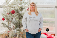 Load image into Gallery viewer, Feelin Festive Faux Tinsel DTF Transfer