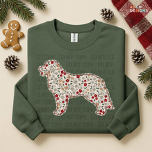 Load image into Gallery viewer, Plaid Floral Dog DTF Transfer
