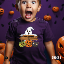 Load image into Gallery viewer, Personalized Halloween Ghosts DTF Transfer