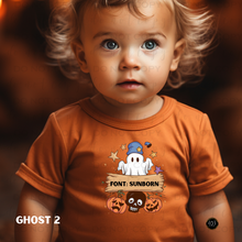 Load image into Gallery viewer, Personalized Halloween Ghosts DTF Transfer