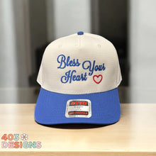 Load image into Gallery viewer, Bless Your Heart Embroidered Trucker Hat