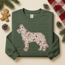 Load image into Gallery viewer, Plaid Floral Dog DTF Transfer