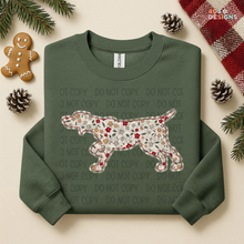 Load image into Gallery viewer, Plaid Floral Dog DTF Transfer