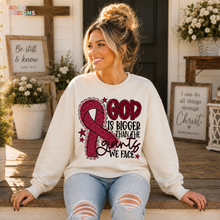 Load image into Gallery viewer, God Is Bigger Awareness DTF Transfer