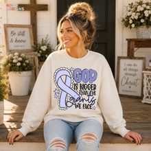 Load image into Gallery viewer, God Is Bigger Awareness DTF Transfer