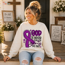 Load image into Gallery viewer, God Is Bigger Awareness DTF Transfer