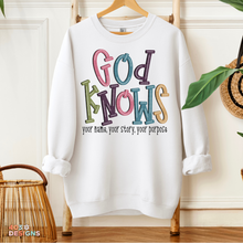 Load image into Gallery viewer, God Knows DTF Transfer