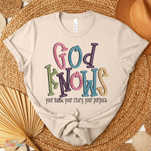 Load image into Gallery viewer, God Knows DTF Transfer