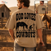 Load image into Gallery viewer, God Loves Cowboys DTF Transfer Set