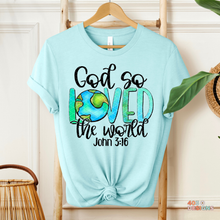 Load image into Gallery viewer, God So Loved The World DTF Transfer