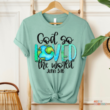 Load image into Gallery viewer, God So Loved The World DTF Transfer