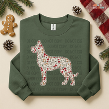 Load image into Gallery viewer, Plaid Floral Dog DTF Transfer
