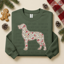 Load image into Gallery viewer, Plaid Floral Dog DTF Transfer