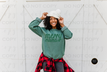 Load image into Gallery viewer, Merry Mama Faux Tinsel DTF Transfer