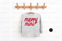 Load image into Gallery viewer, Merry Mini Faux Tinsel DTF Transfer