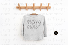 Load image into Gallery viewer, Merry Mini Faux Tinsel DTF Transfer