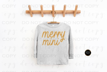 Load image into Gallery viewer, Merry Mini Faux Tinsel DTF Transfer