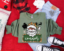Load image into Gallery viewer, Santa Name Plate Boy DTF Transfer