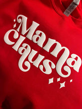 Load image into Gallery viewer, Mama Claus Puff Vinyl Transfer