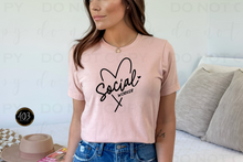 Load image into Gallery viewer, Social Worker Heart DTF Transfer