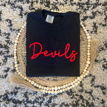 Load image into Gallery viewer, Custom Puff Mascot Embroidered Comfort Colors T-Shirt