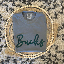 Load image into Gallery viewer, Custom Puff Mascot Embroidered Comfort Colors T-Shirt