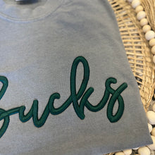 Load image into Gallery viewer, Custom Puff Mascot Embroidered Comfort Colors T-Shirt