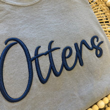 Load image into Gallery viewer, Custom Puff Mascot Embroidered Comfort Colors T-Shirt