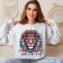 Load image into Gallery viewer, Jesus Is The King DTF Transfer