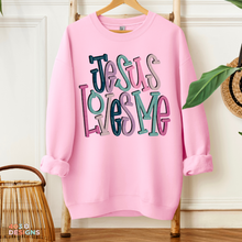 Load image into Gallery viewer, Jesus Loves Me DTF Transfer