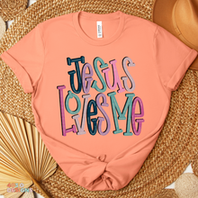 Load image into Gallery viewer, Jesus Loves Me DTF Transfer