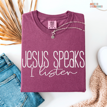 Load image into Gallery viewer, Jesus Speaks DTF Transfer