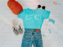 Load image into Gallery viewer, Jesus Wept DTF Transfer