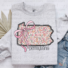 Load image into Gallery viewer, Floral State DTF Transfer