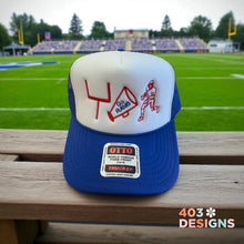 Load image into Gallery viewer, Custom Football Spirit Embroidered Trucker Hat
