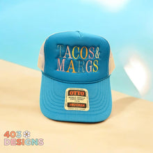 Load image into Gallery viewer, Tacos and Margs- multi colored embroidered hat
