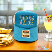 Load image into Gallery viewer, Tacos and Margs- multi colored embroidered hat