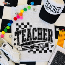 Load image into Gallery viewer, School Checkered Personalized DTF Transfer