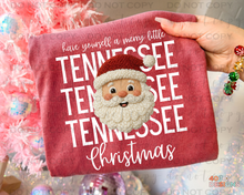 Load image into Gallery viewer, Santa Faux Yarn Christmas States DTF Transfer