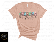 Load image into Gallery viewer, Personalized Spring Floral DTF Transfer